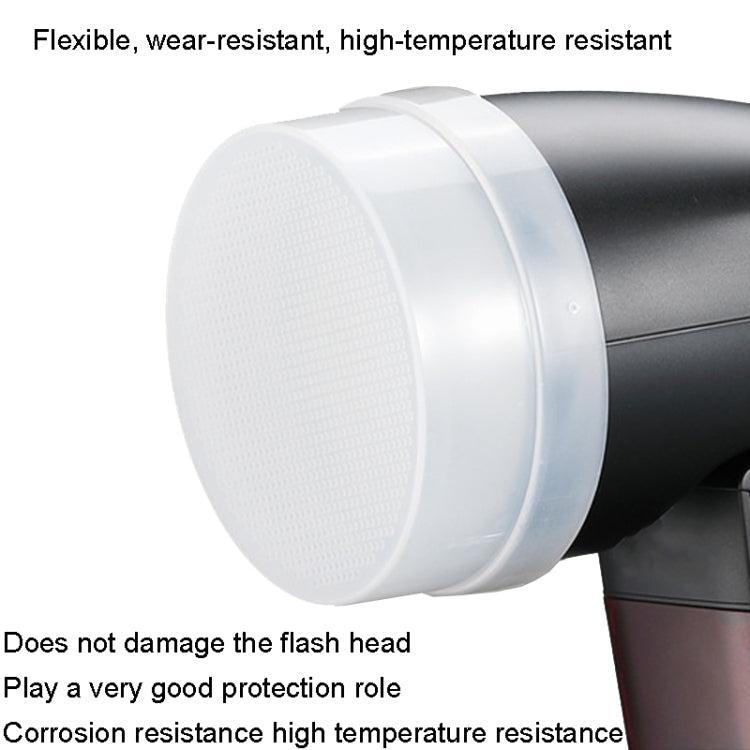 Round Light Head Universal SLR Camera Top Hot Shoe Light Soapbox, For Godox V1/AD100Pro/AD200/AD200Pro