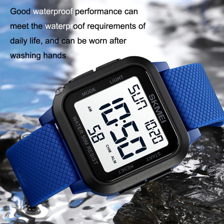 SKMEI 1894 Square Sports Waterproof Student Simple Multifunctional Luminous Watch
