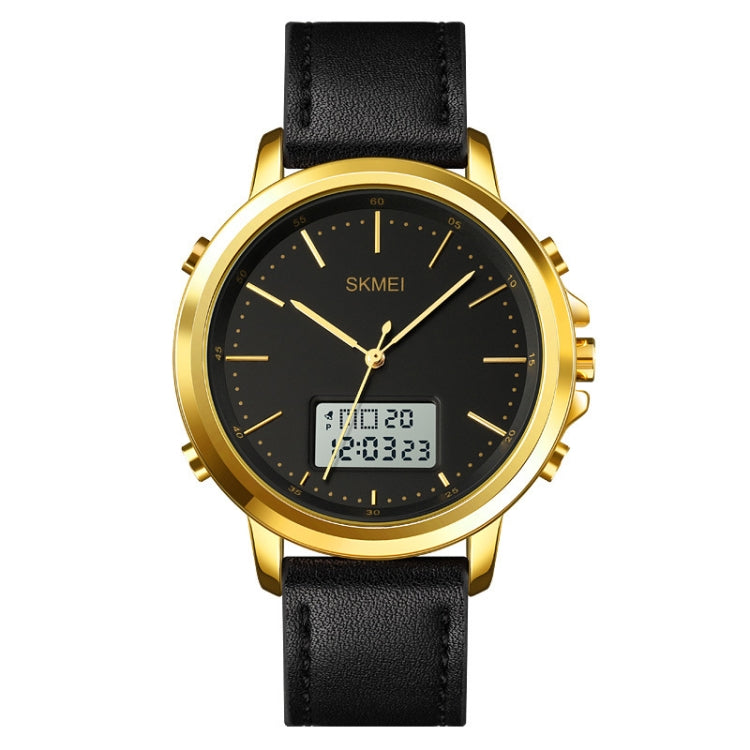 SKMEI 1652 Dual Movement Sports Leather Alloy Male Watch