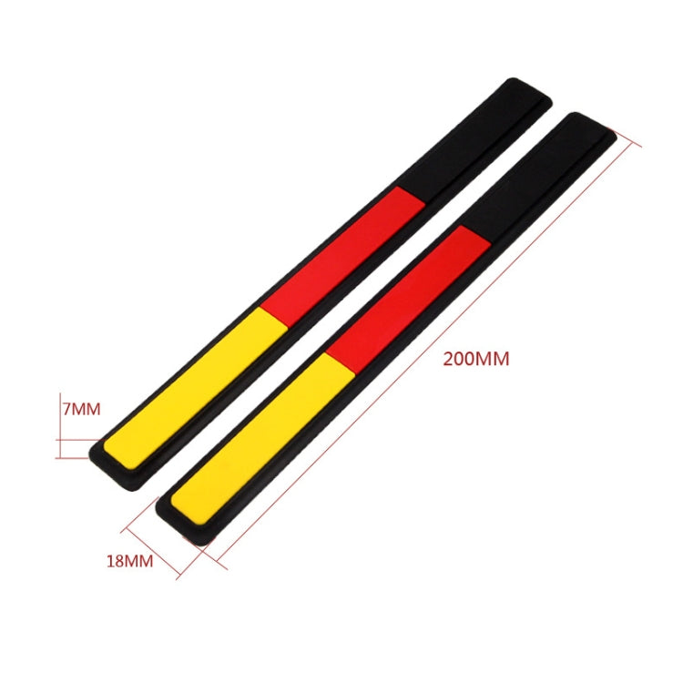Car Rearview Mirror Door Side Decoration Anti-collision Rubber Strips