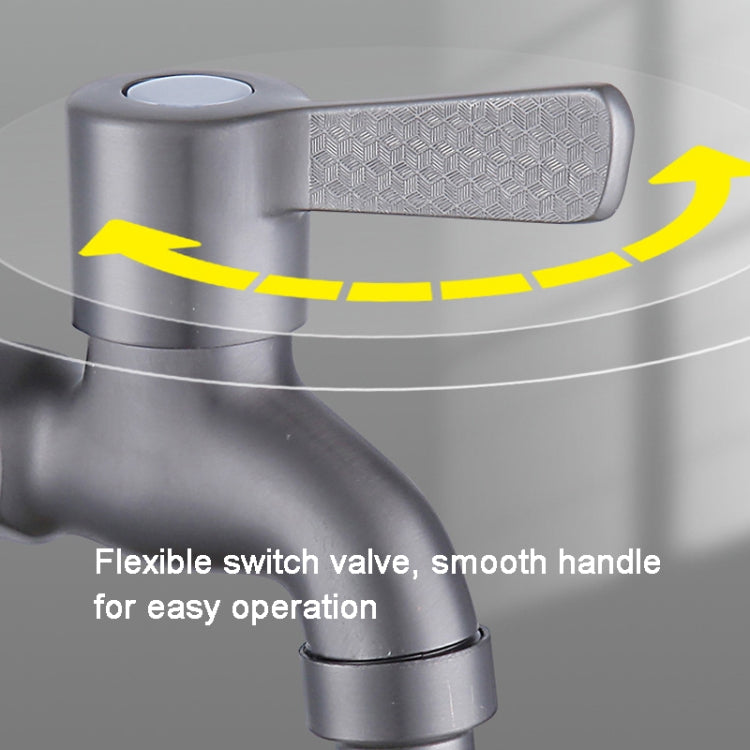 Bathroom Toilet Stainless Steel Bib Tap Wall Mounted Washing Machine Water Tap ,Spec: