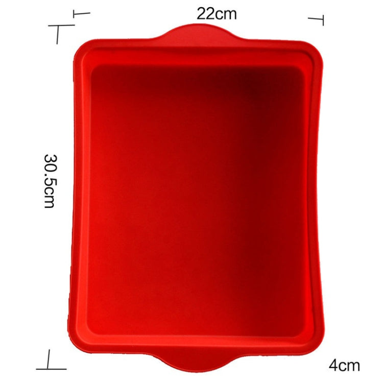 Non-Stick Square Silicone Cake Mold 9 Inch Rectangular Baking Pan