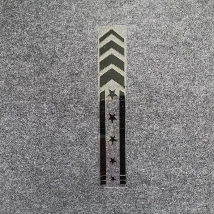 10pcs Motorcycle Car Fender Reflective Sticker Modified Decorative Waterproof Sticker, Arrow Star(White), Arrow Star(Blue), Arrow Star(Yellow), Arrow Star (Red), Arrow Star (Colorful Laser), Arrow Star(Black)