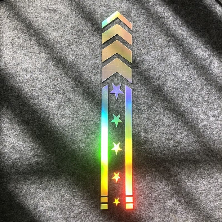 10pcs Motorcycle Car Fender Reflective Sticker Modified Decorative Waterproof Sticker