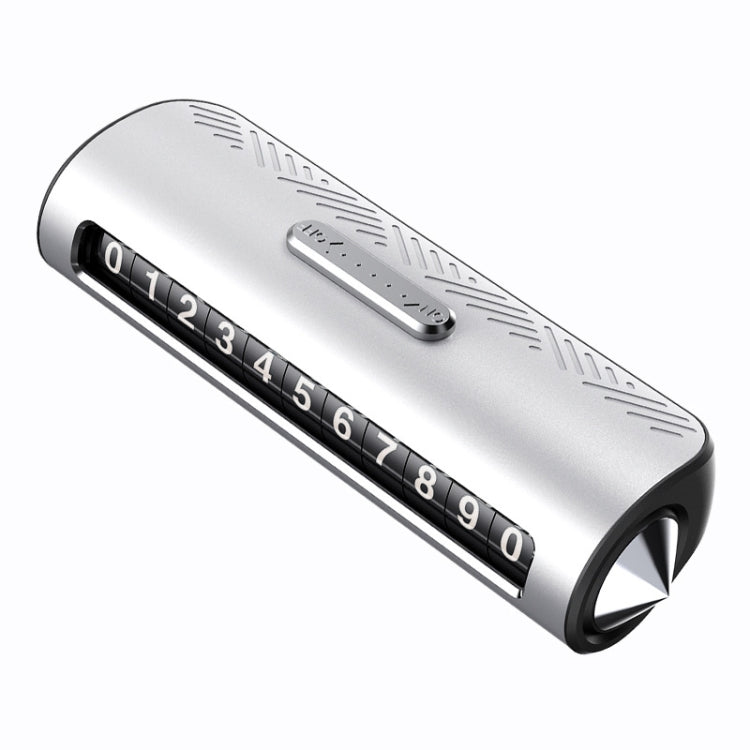 Vehicle Safety Hammer Temporary Parking Phone Number Plate