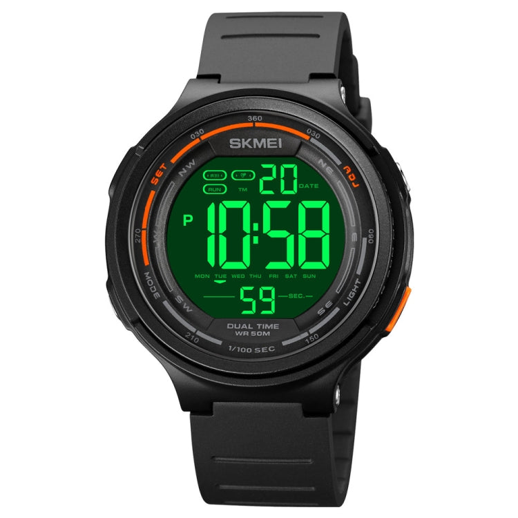 SKMEI 1841 Outdoor Sports Students Waterproof Luminous Countdown Watch, 1841 Light Grey, 1841 Black