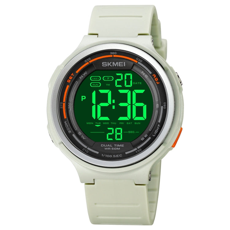 SKMEI 1841 Outdoor Sports Students Waterproof Luminous Countdown Watch, 1841 Light Grey, 1841 Black