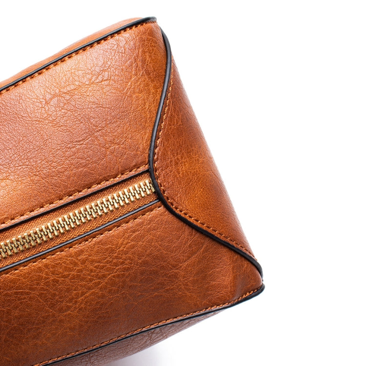 7871 Large Capacity Adjustable Leather Tote Bag Multi-compartment Shoulder Bag