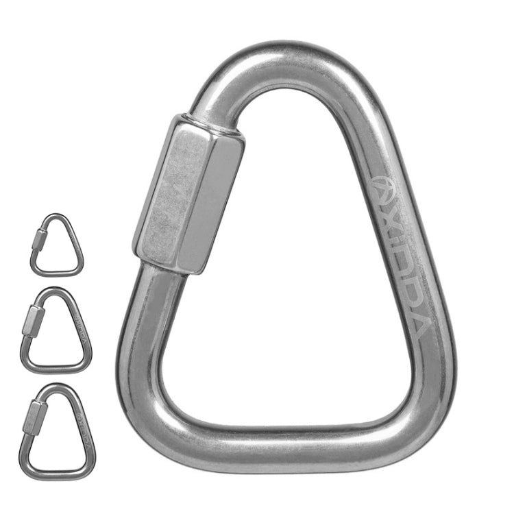 Xinda Stainless Steel Triangle Connecting Ring Meilong Lock Rock Climbing Equipment