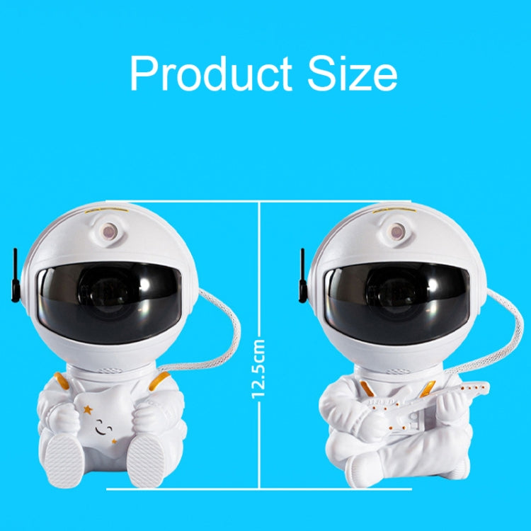USB Astronaut Shape Colorful LED Laser Star Projection Light