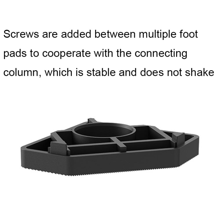 BS-XYJJD Household Washing Machine Refrigerator Non-slip Shock-absorbing Floor Mat