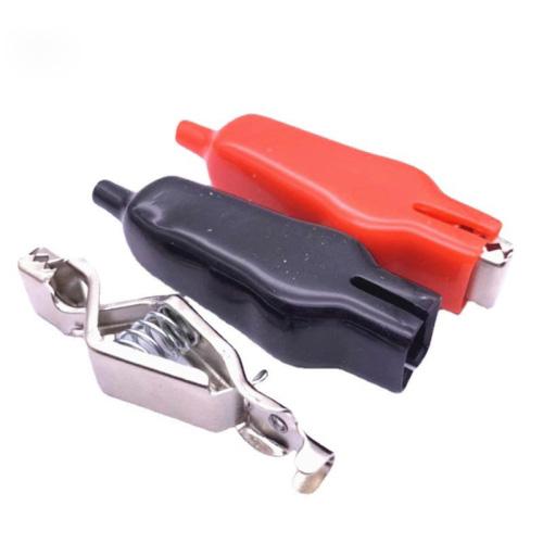 2pcs 20A 75mm High Current All-Inclusive Spring Alligator Clip