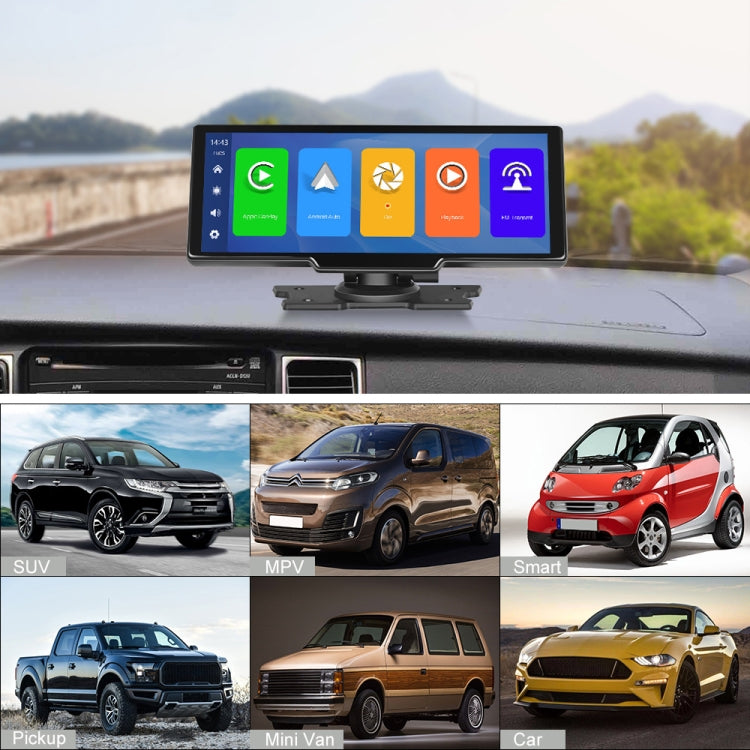 A3073 HD Wired 9.3 Inch 1 To 1 Smart Player With Wireless Carplay Two-way Video Split-screen Display