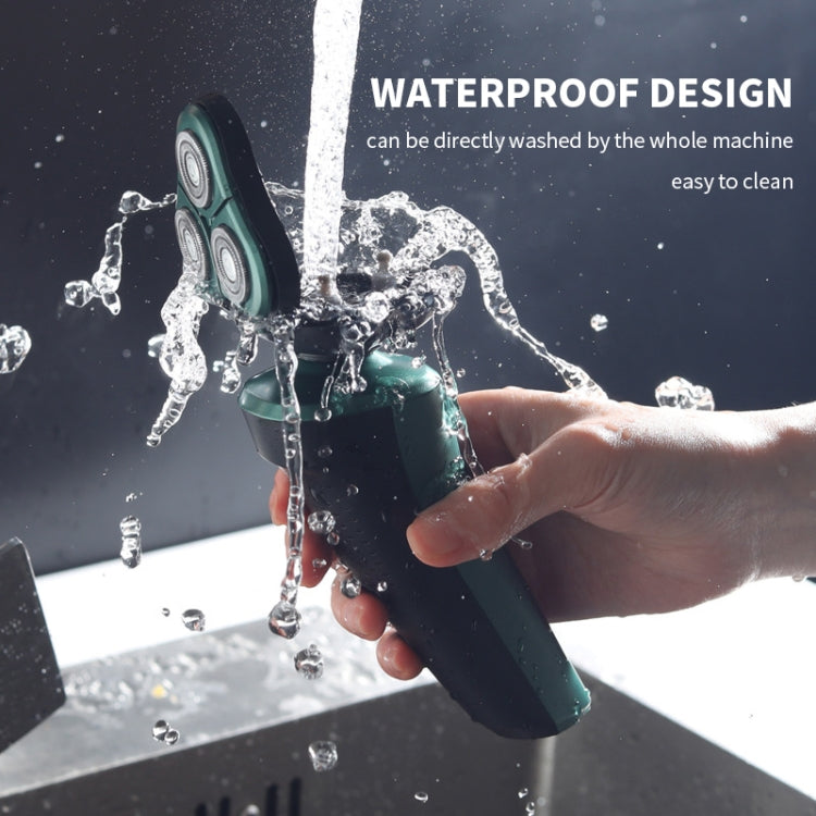 Smart Electric Shaver LCD Digital Display Three-head USB Rechargeable Floating Razor