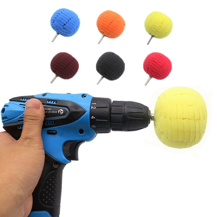 2pcs Car Wheel Rim Small Area Sponge Polishing Ball