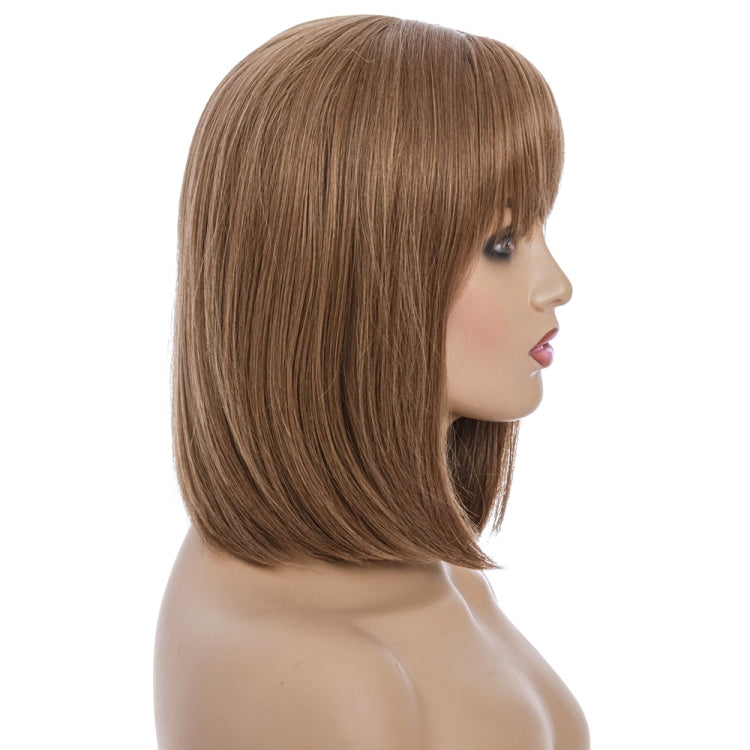 Ladies High Temperature Silk Short Wig Chemical Fiber Headgear