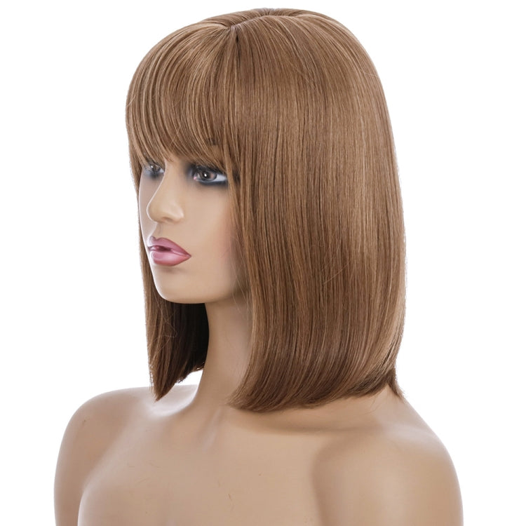 Ladies High Temperature Silk Short Wig Chemical Fiber Headgear
