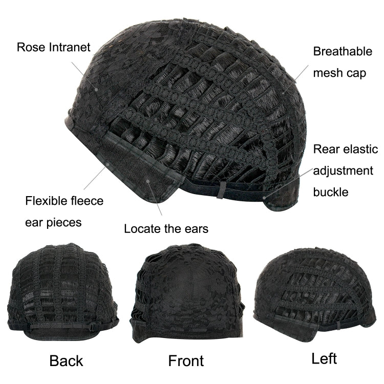 Ladies High Temperature Silk Short Wig Chemical Fiber Headgear