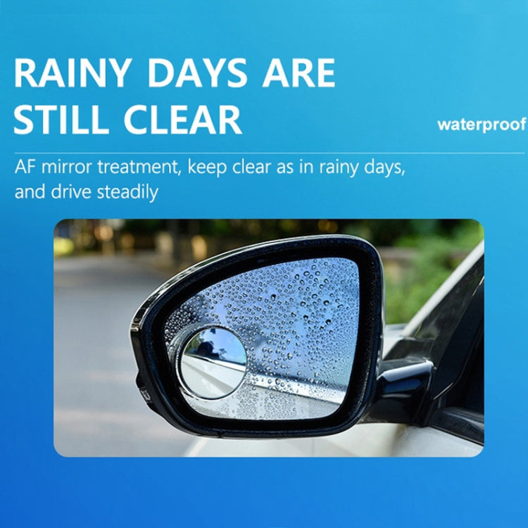 1pair Reversing Mirror Small Round Mirror HD Large View Suction Cup Blind Spot Mirror