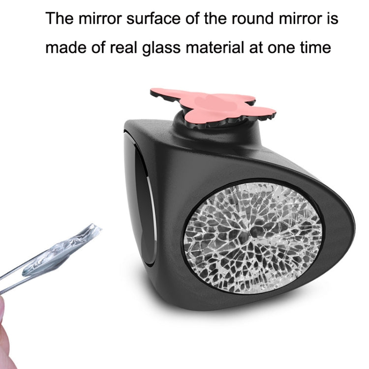 2 in 1 Car Blind Spot Mirror Reversing Parking Wide Angle Mirror 360 Degree Rotation Adjustable Convex Rear View Mirror