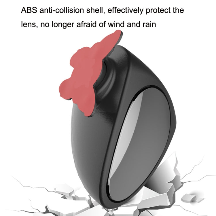 2 in 1 Car Blind Spot Mirror Reversing Parking Wide Angle Mirror 360 Degree Rotation Adjustable Convex Rear View Mirror