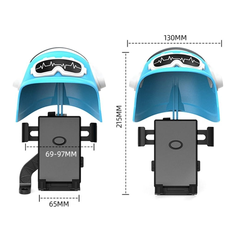Small Helmet Sunscreen Phone Stand Bracket Motorcycle Mobile Phone Holder,Spec: