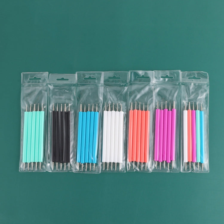 5pcs/set Pottery Tool Indentation Pen Manicure Point Drill Pen