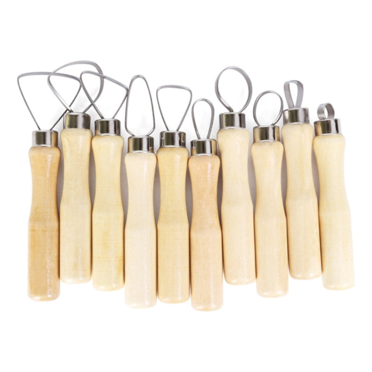 10pcs/set Art Pottery Clay Bulk Scraper Tools