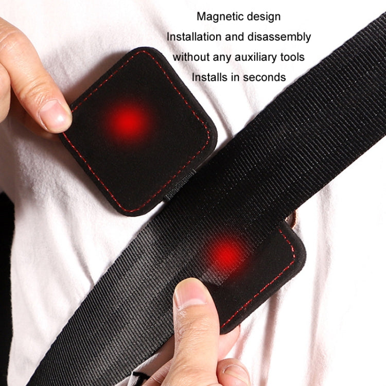 Car Seat Belt Limiter Elastic Adjuster Magnetic Fixation