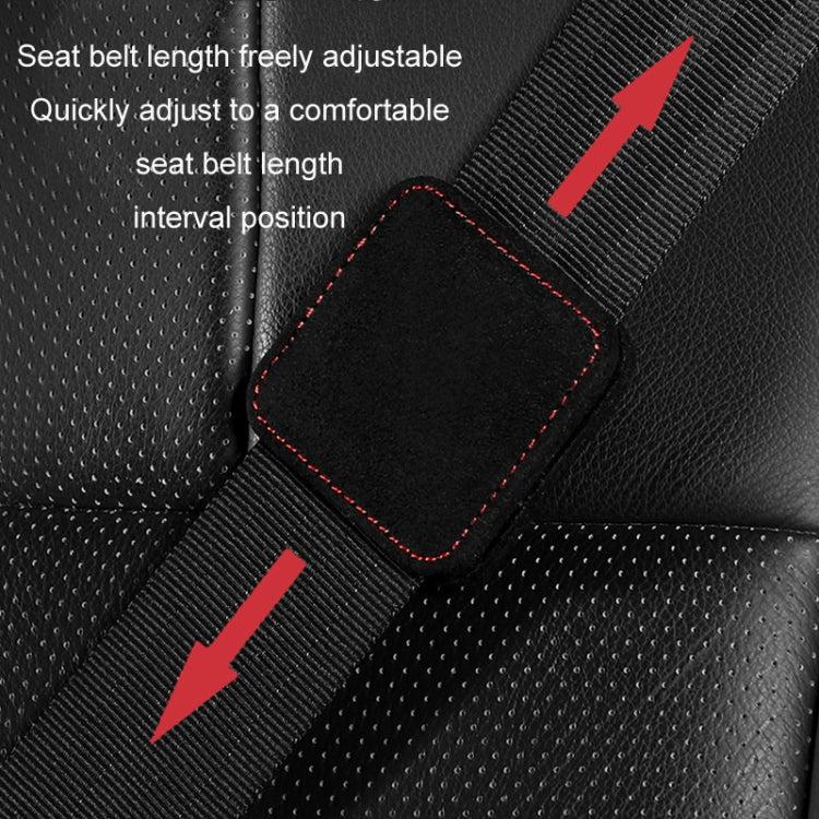 Car Seat Belt Limiter Elastic Adjuster Magnetic Fixation
