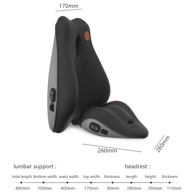 SR-21 Car Lumbar Cushion Headrest Seat Memory Foam Accessories, Style: