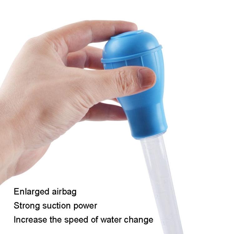 Small Fish Tank Water Change Suction Pooper Manual Mini Suction Tube