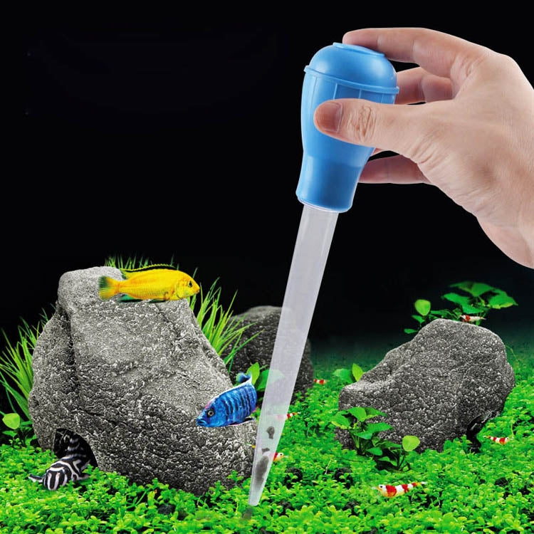 Small Fish Tank Water Change Suction Pooper Manual Mini Suction Tube
