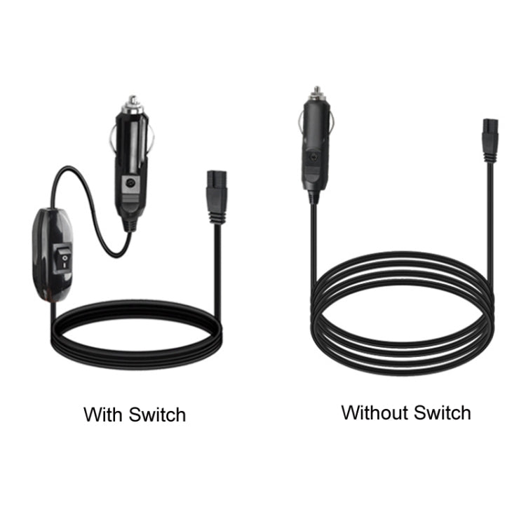 12V/24V Car Refrigerator Cable B Suffix Cigarette Lighter Plug Power Cord, Length: