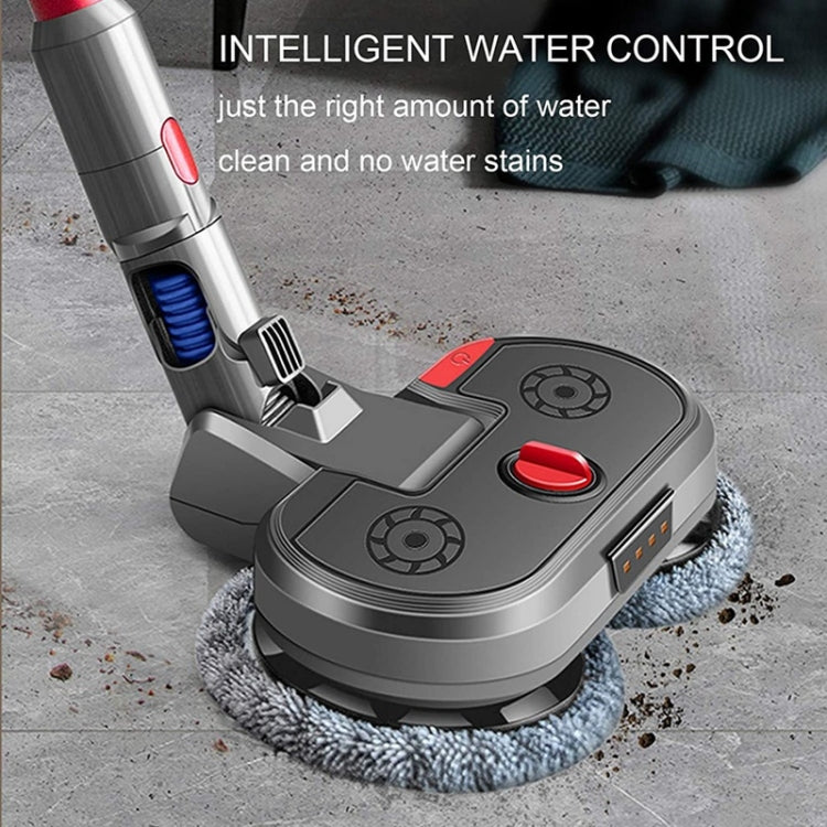 Vacuum Cleaner Electric Mopping Head Integrated Water Tank With 6pcs Rag
