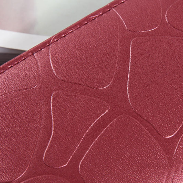 Large Stone Wallet Zipper Women Wallet Long Coin Purse