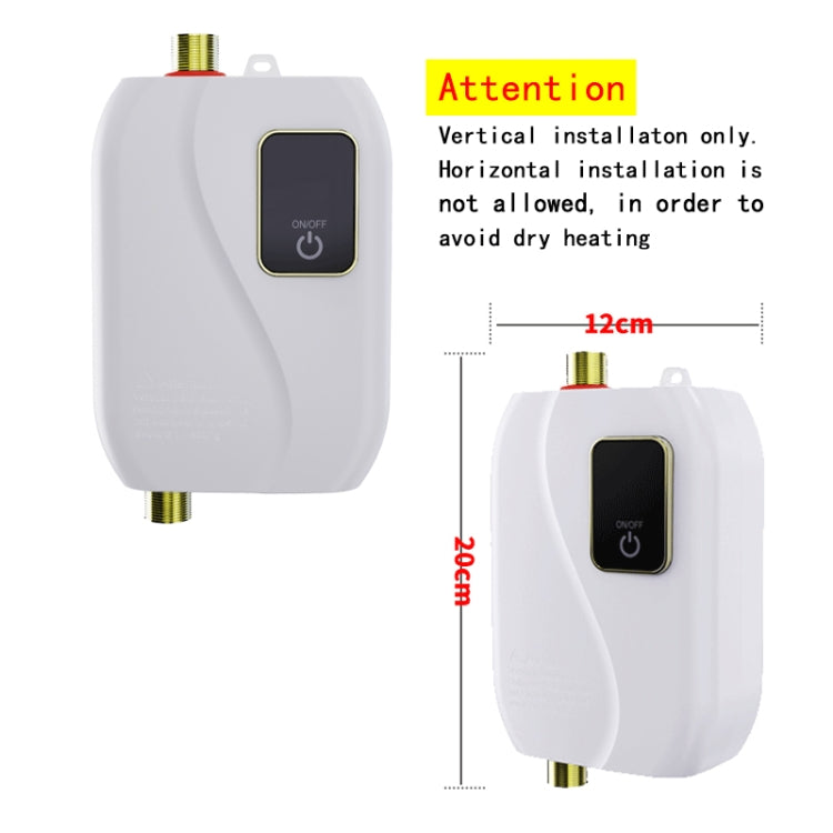 Instant Water Heater Mini Kitchen Quick Heater Household Hand Washing Water Heater