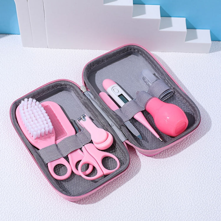 JR-6006 8 in 1 EVA Bag Baby Cleaning Care Set Baby Daily Cleaning Kit