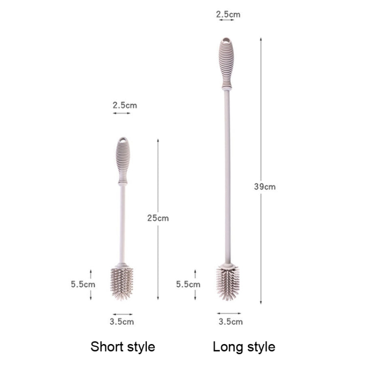 Household Silicone Bottle Glass Brush Kitchen Thermos Brush