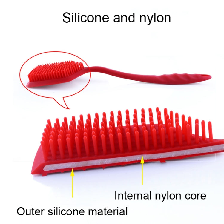 ZYA-251 Silicone Integrated Pot Scrubbing Brush Household Kitchen Cleaning Brush Dishwashing Brush