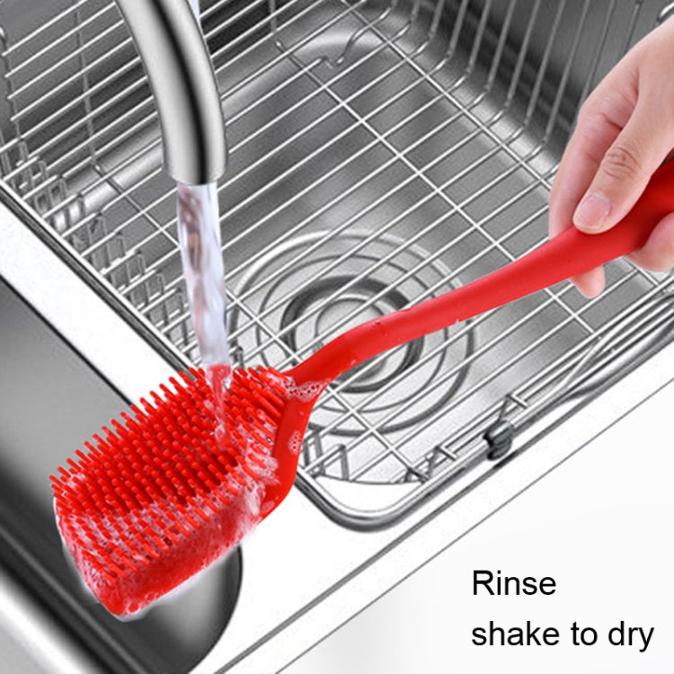 ZYA-251 Silicone Integrated Pot Scrubbing Brush Household Kitchen Cleaning Brush Dishwashing Brush