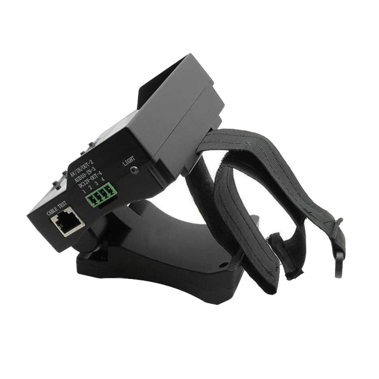 JSK-4300B 4.3 inch Handheld 12V Output Network Cable Monitoring Tester, 4.3 inch (With AU Plug Power Adapter), 4.3 inch (With US Plug Power Adapter), 4.3 inch (With EU Plug Power Adapter), 4.3 inch (With UK Plug Power Adapter)