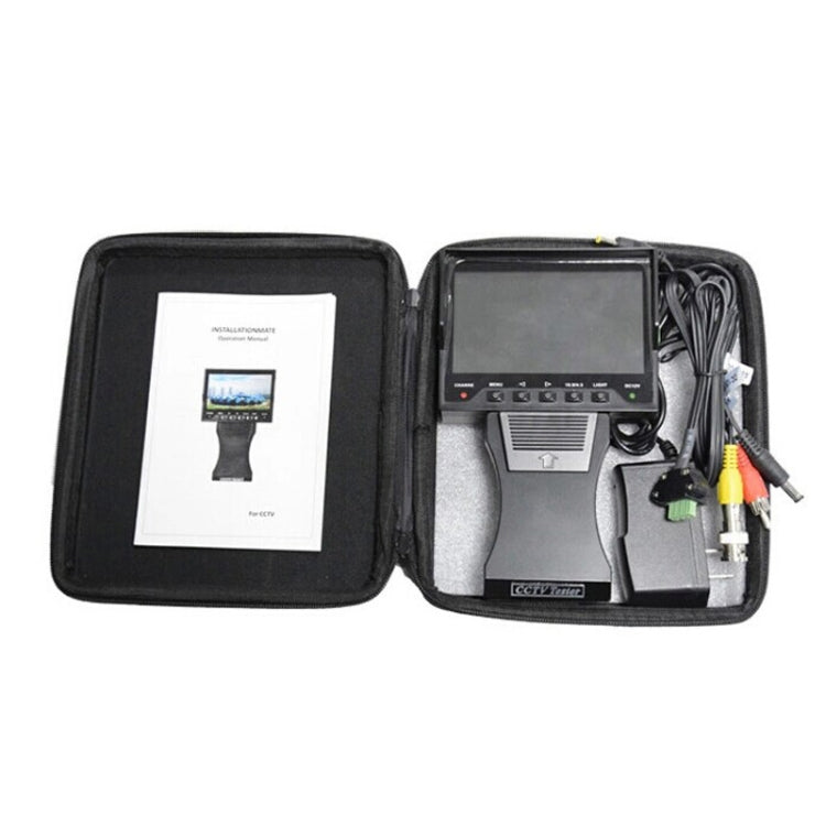 JSK-4300B 4.3 inch Handheld 12V Output Network Cable Monitoring Tester, 4.3 inch (With AU Plug Power Adapter), 4.3 inch (With US Plug Power Adapter), 4.3 inch (With EU Plug Power Adapter), 4.3 inch (With UK Plug Power Adapter)