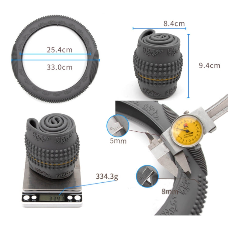 Non-slip Wear-resistant Fire Pattern Silicone Car Steering Wheel Cover