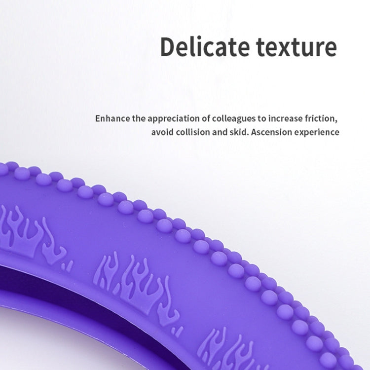 Non-slip Wear-resistant Fire Pattern Silicone Car Steering Wheel Cover