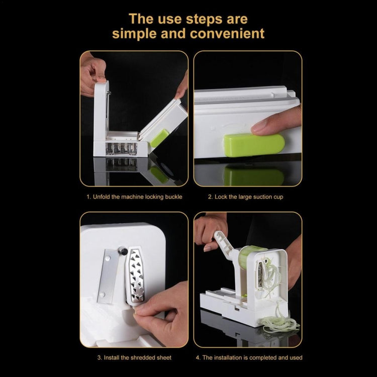 Grater Vegetable Potato Spiral Slicer Whirlwind Fruit Vegetable Spiral Machine