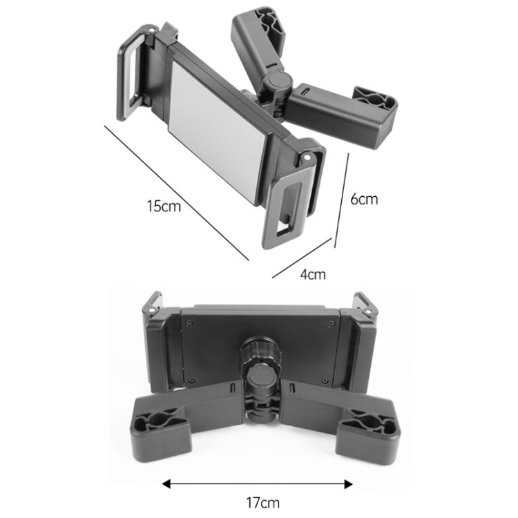 Car Back Seat Buckle Type Rotating Telescopic Mobile Phone Tablet Holder