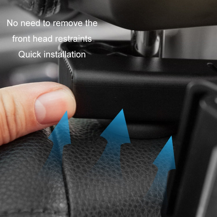 Car Back Seat Buckle Type Rotating Telescopic Mobile Phone Tablet Holder