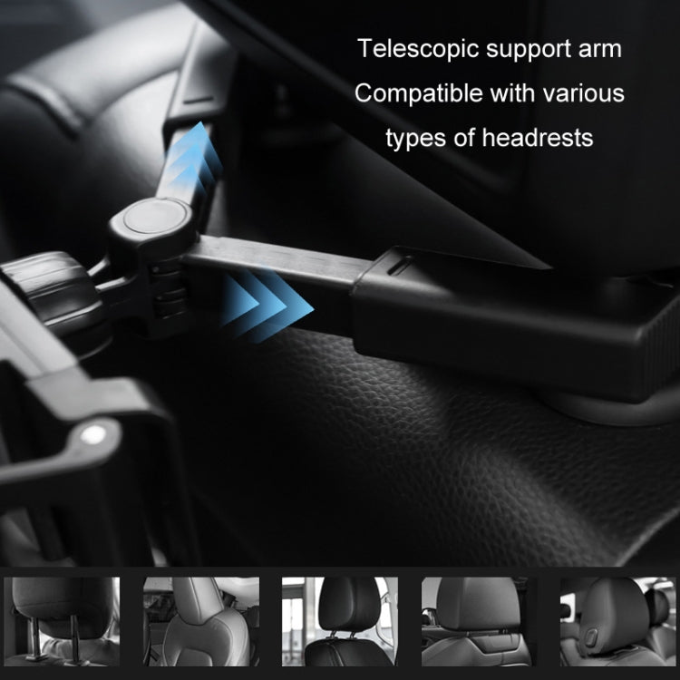 Car Back Seat Buckle Type Rotating Telescopic Mobile Phone Tablet Holder