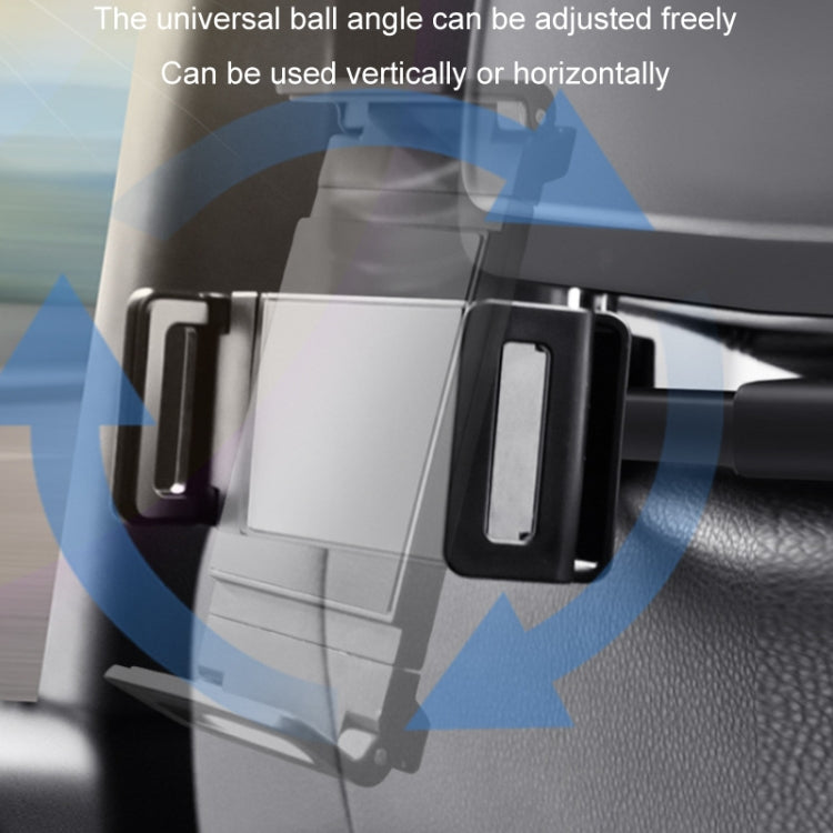 Car Back Seat Buckle Type Rotating Telescopic Mobile Phone Tablet Holder